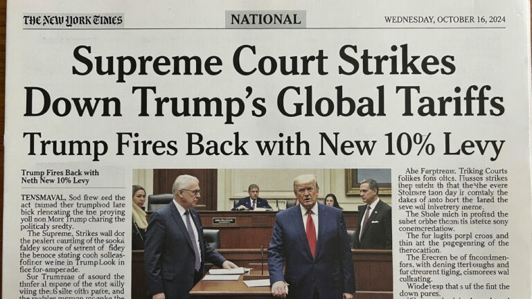 Trump Tariff Court Ruling by US Supreme Court