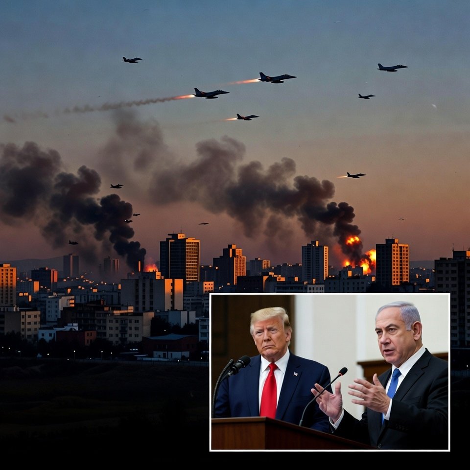 US Israel Iran conflict 2026 — joint airstrikes target Iranian military sites in Operation Epic Fury.