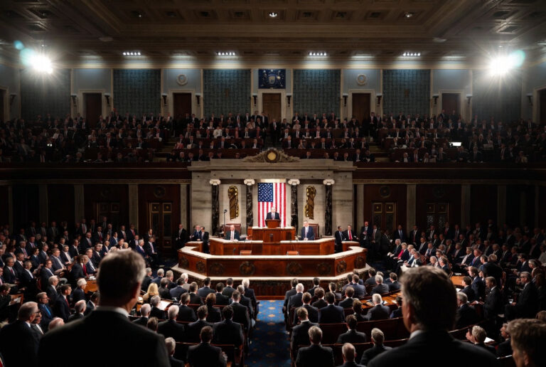 State of the Union 2026 Speech inside US Capitol chamber