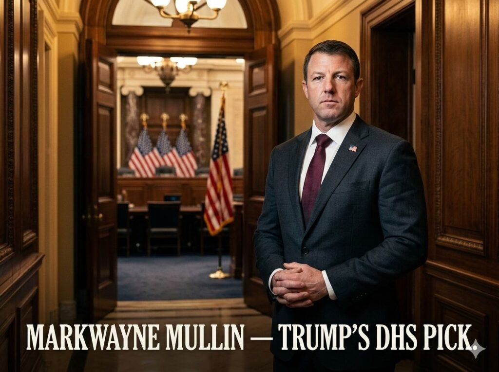 Markwayne Mullin named DHS Secretary 2026 — Trump's pick to replace Kristi Noem as Homeland Security chief