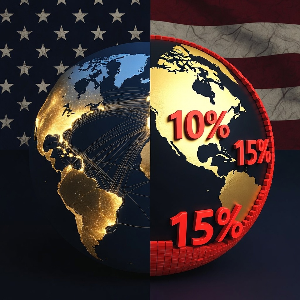 Analysts using computers for geopolitical intelligence reporting