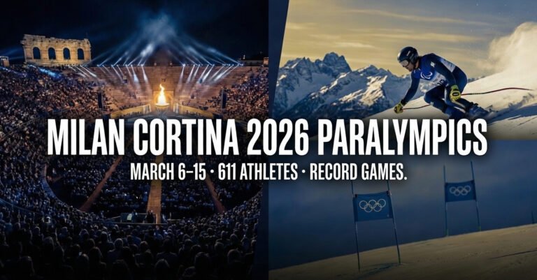 Milan Cortina 2026 Paralympics opening ceremony at Arena di Verona — 611 Para athletes compete March 6–15 in Italian Alps