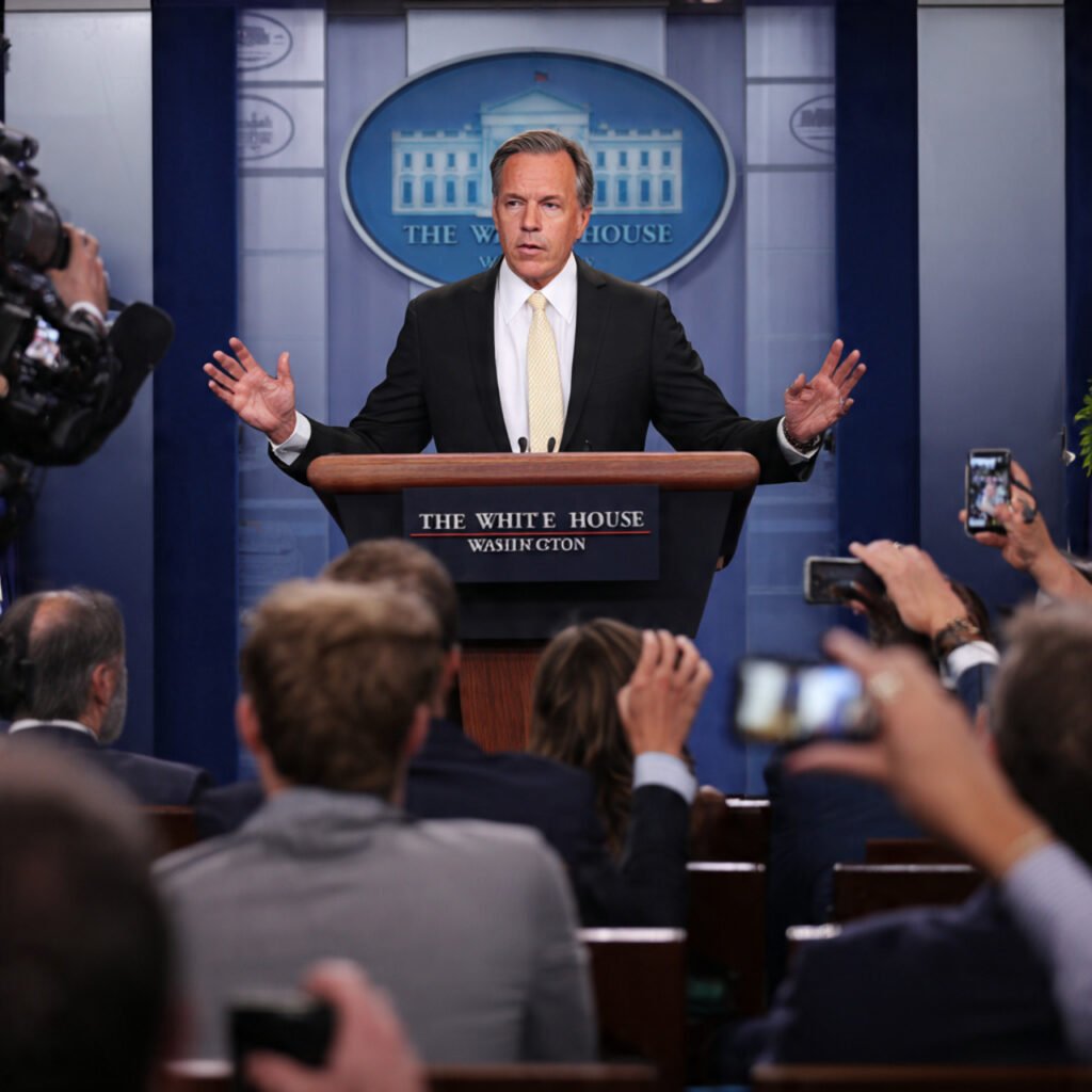 US Special Envoy Steve Witkoff at White House press conference confirming US Iran 15-point framework delivered to Iran through Pakistan as mediator during Iran war 2026