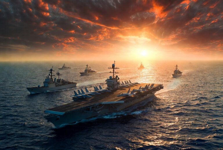 US Navy aircraft carrier strike group deployed to the Persian Gulf during the March 2026 Middle East military buildup