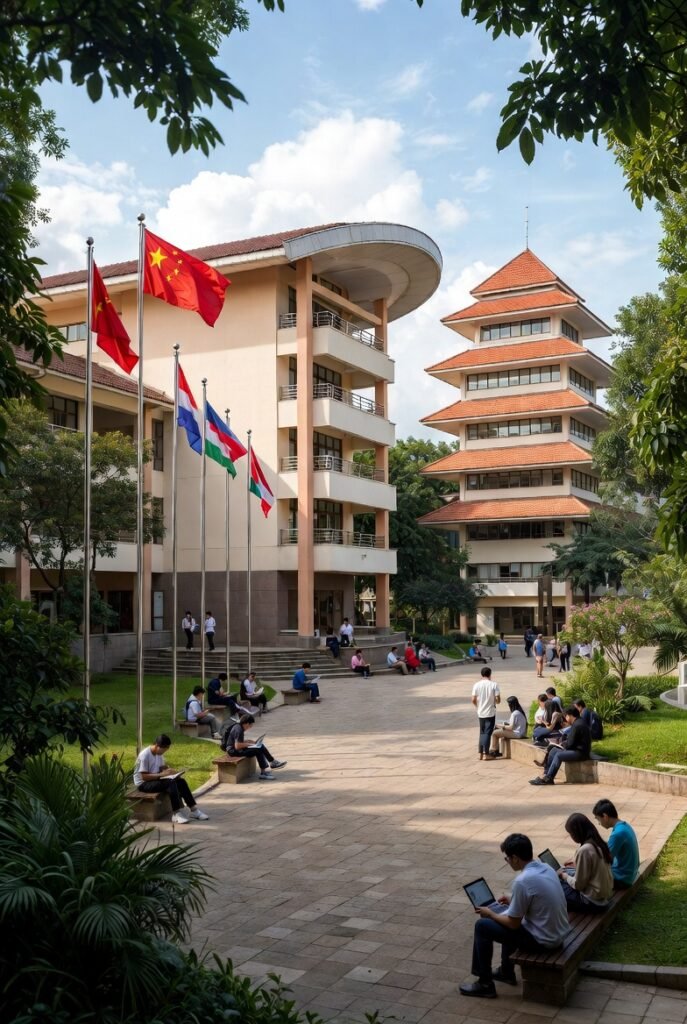 China soft power 2026 — Chinese-funded education hub Southeast Asia students
