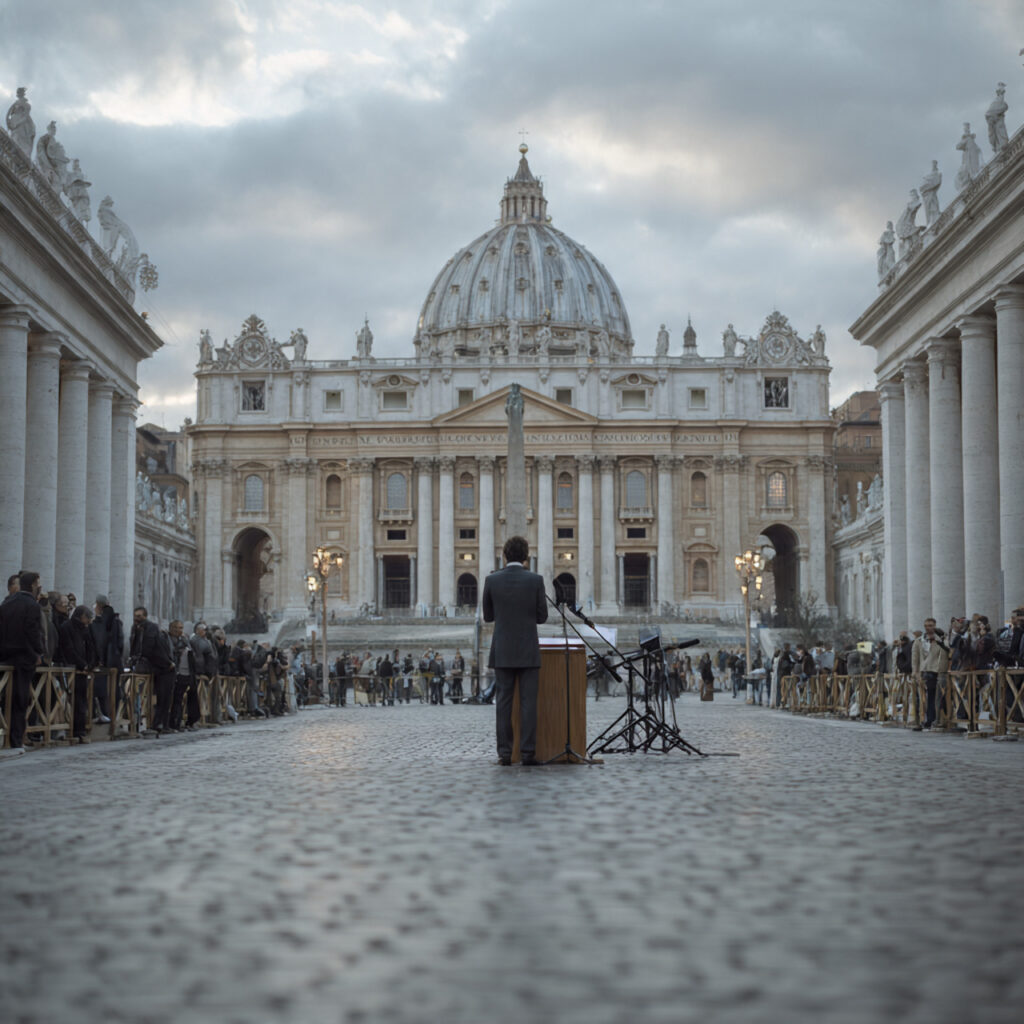 Vatican response Trump AI image 2026 — Pope Leo XIV Holy See statement sacred symbols political campaigns