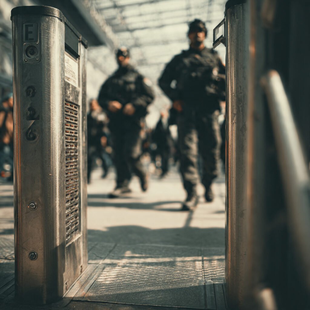 political event security checkpoint USA