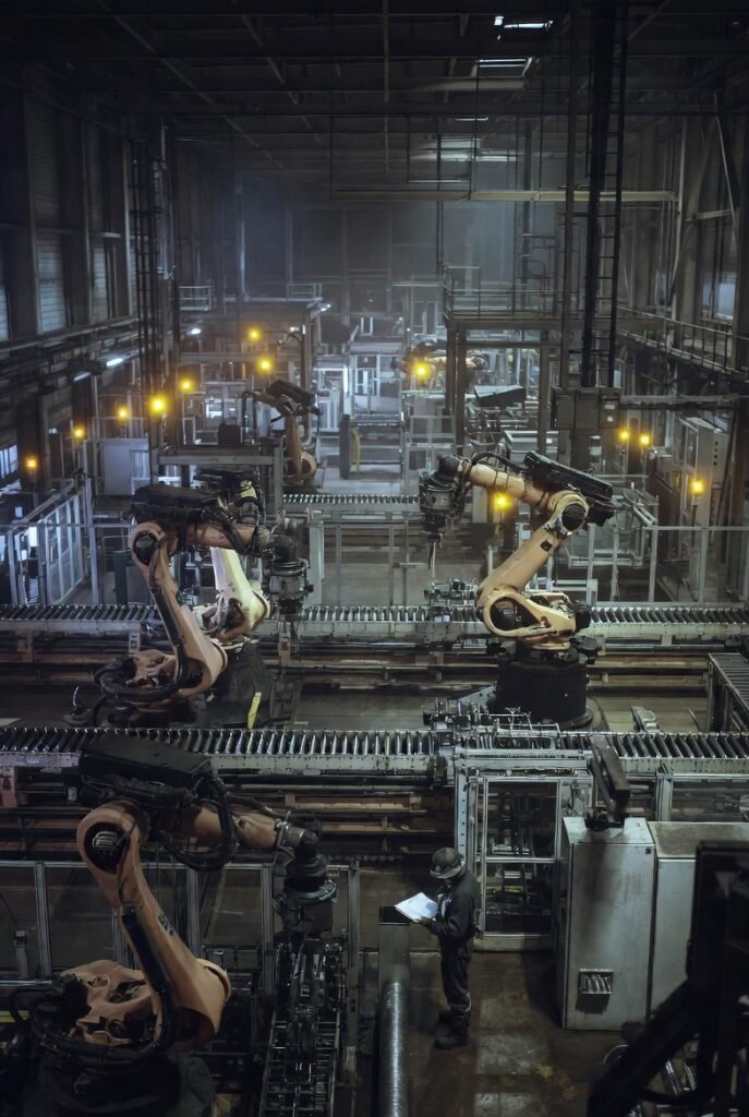 Idle German manufacturing plant during 2026 energy crisis as high oil prices trigger industrial slowdown in Europe