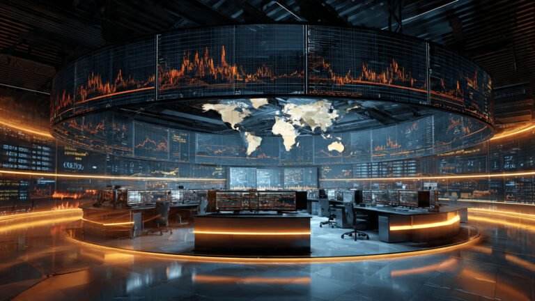 Global bond yields surge in 2026 as trading screens show rising borrowing costs worldwide — cinematic financial news banner