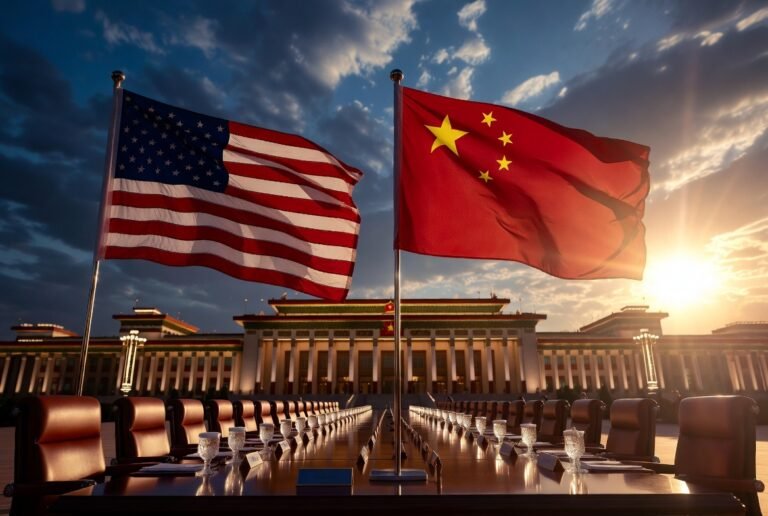 Trump Xi Beijing summit 2026 US-China diplomatic talks at the Great Hall of the People