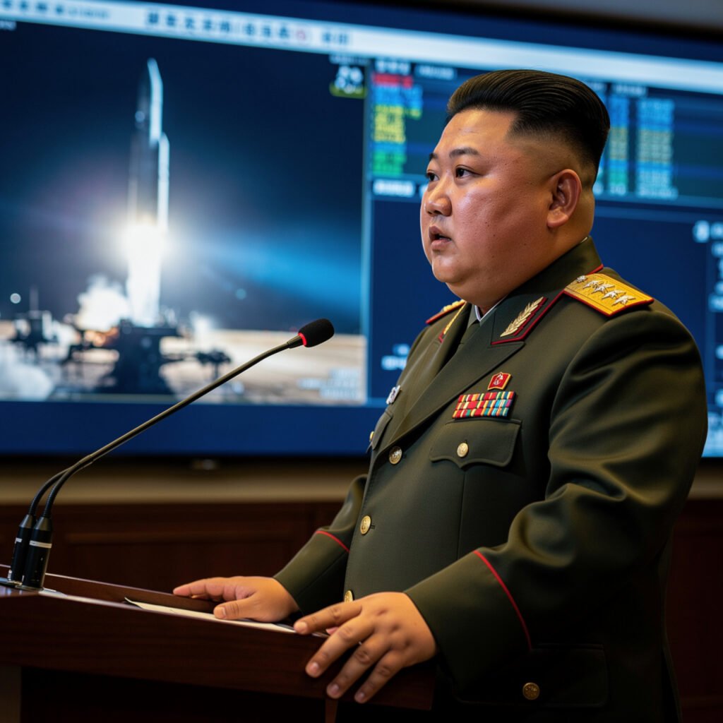 Kim Jong Un overseeing North Korea ballistic missile test launch 2026
