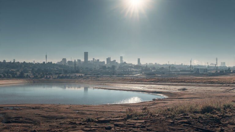 Gauteng water crisis showing winter water outages affecting urban infrastructure