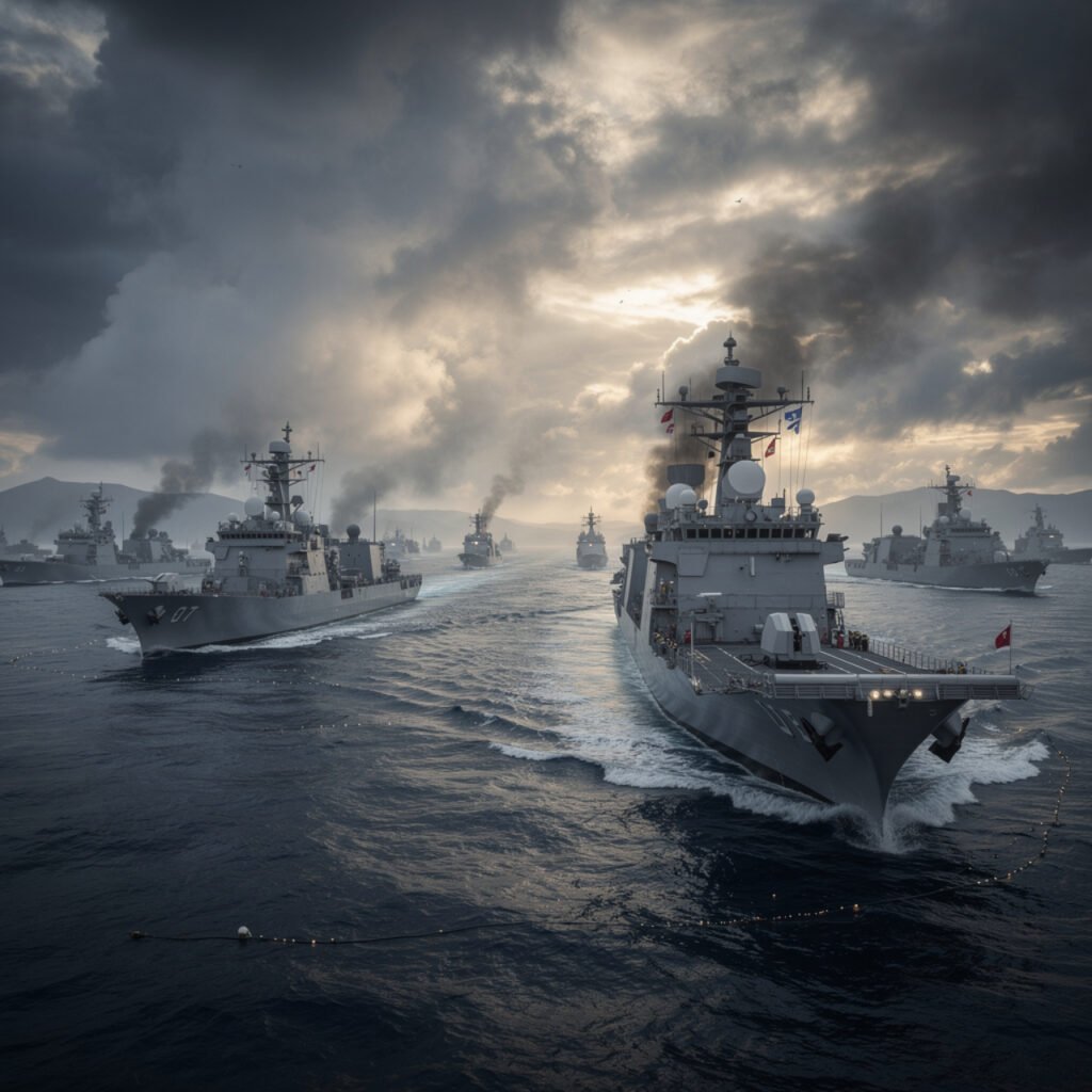 Taiwan Strait tensions during US-China diplomatic rivalry