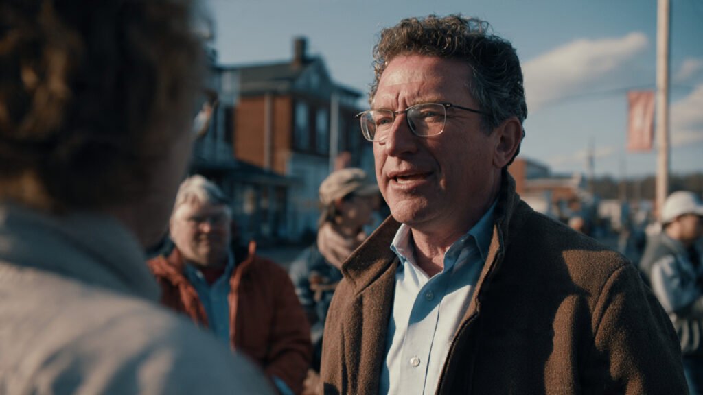 Thomas Massie meeting voters during Kentucky election campaign