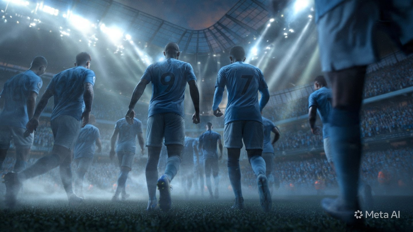 Manchester City facing Bournemouth during important Premier League match