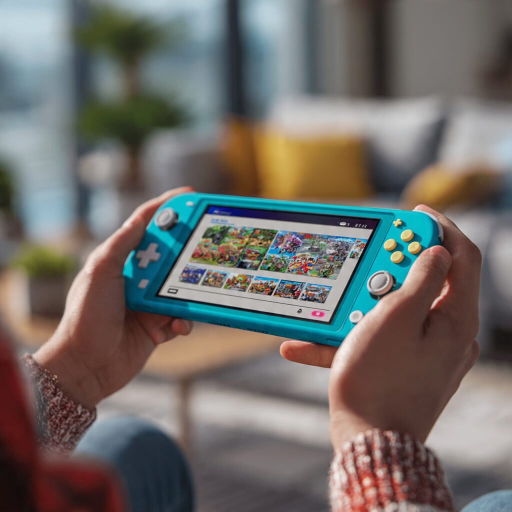 Player exploring Nintendo Switch 2 game releases for 2026
