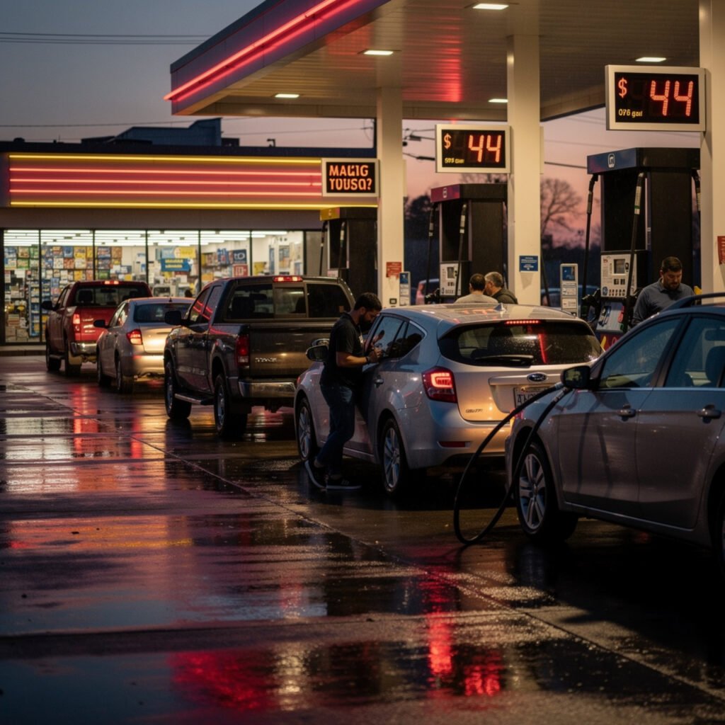 Americans facing rising gasoline prices during inflation crisis