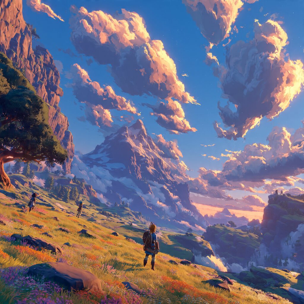 Fantasy adventure gameplay on Nintendo Switch 2