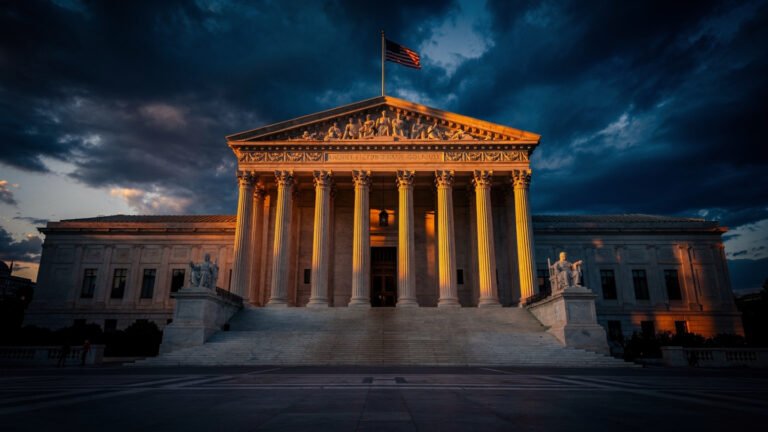 US Supreme Court building during 2026 election court ruling Louisiana v Callais voting rights