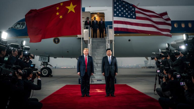 Trump arriving in China for high-stakes summit with Xi Jinping