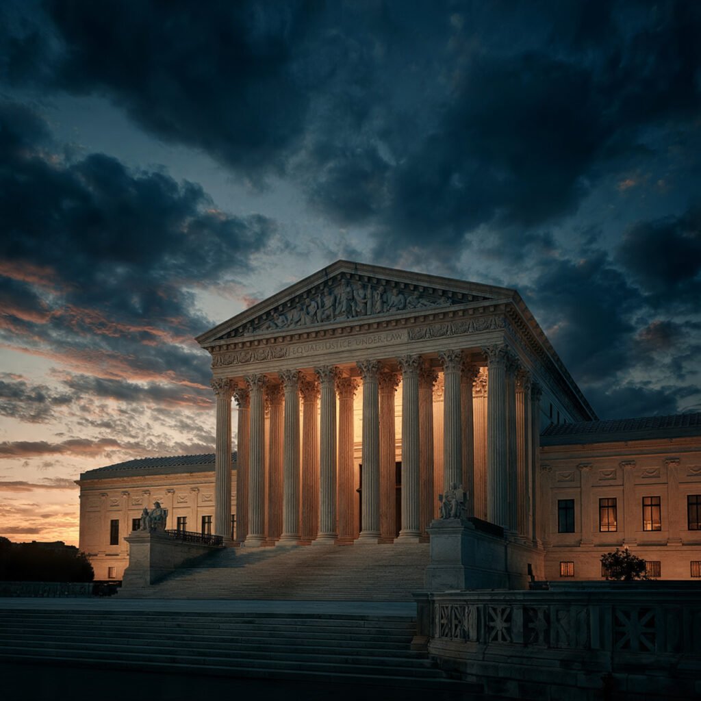 United States Supreme Court during major legal debate