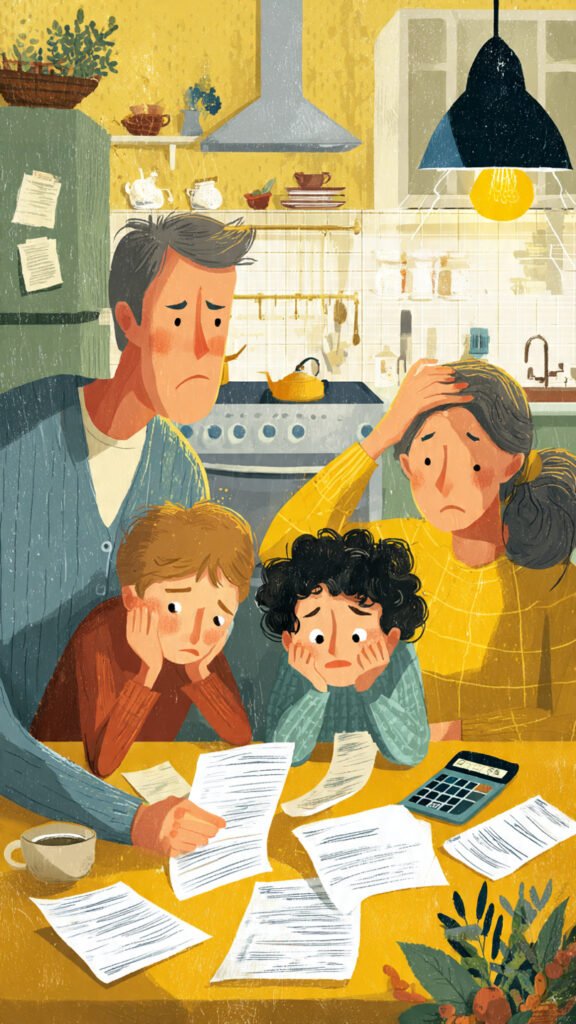 household financial pressure Australia