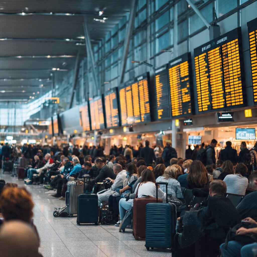 UK travel disruption airports