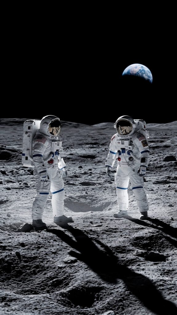 NASA astronauts preparing for Moon mission