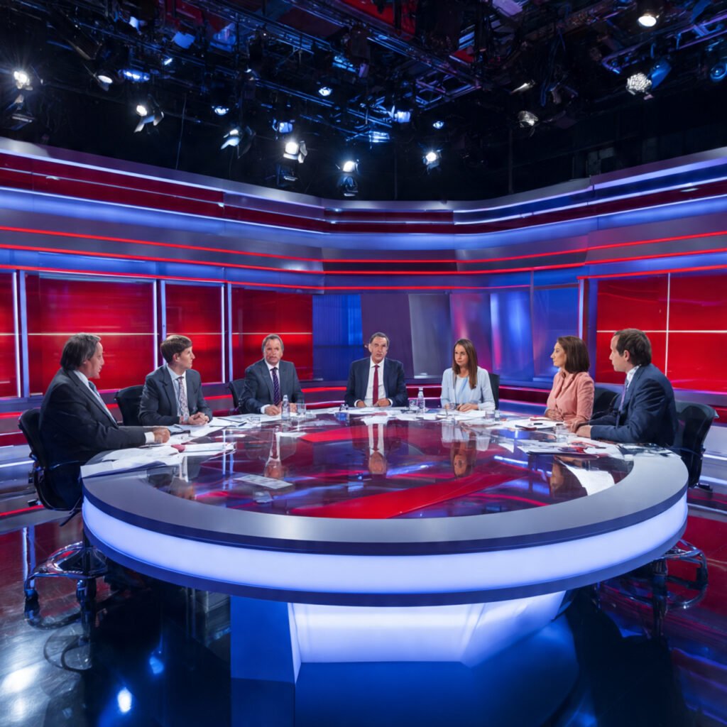 UK political debate media reaction