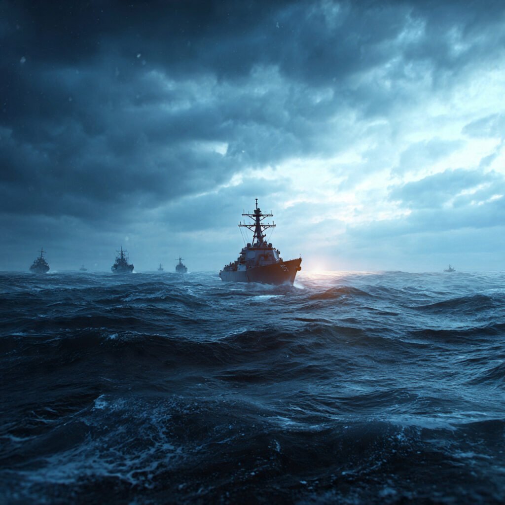 US Iran conflict naval tension
