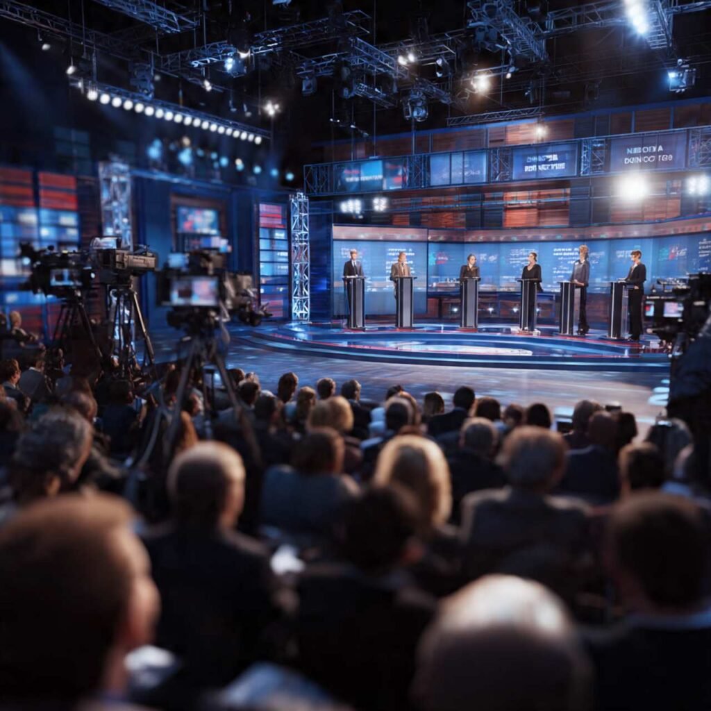 Ohio political showdown governor race debate stage