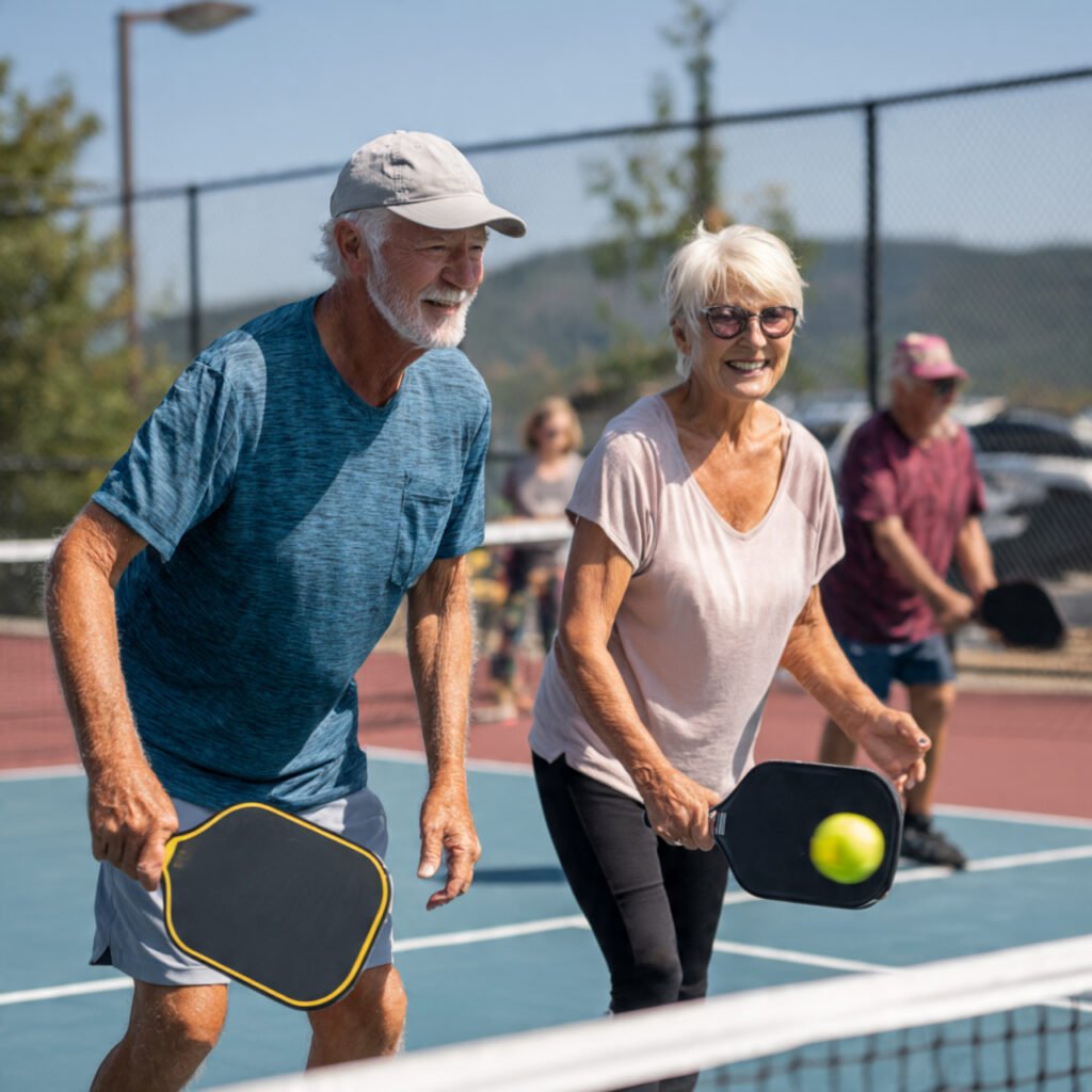 pickleball courts senior community Florida
