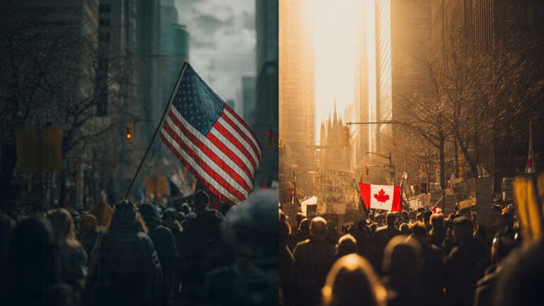 US vs Canada public opinion Iran war