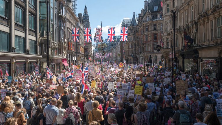 pro-Palestinian protests UK restrictions debate