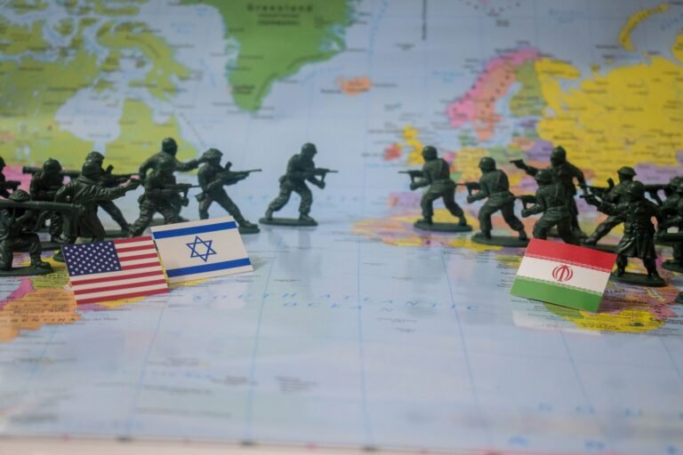 Iran War tensions between the United States and Iran shown on a world map