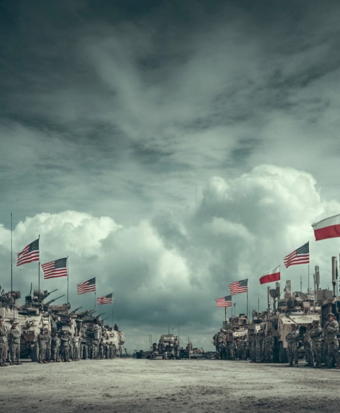 US military troops in Poland during NATO security operations