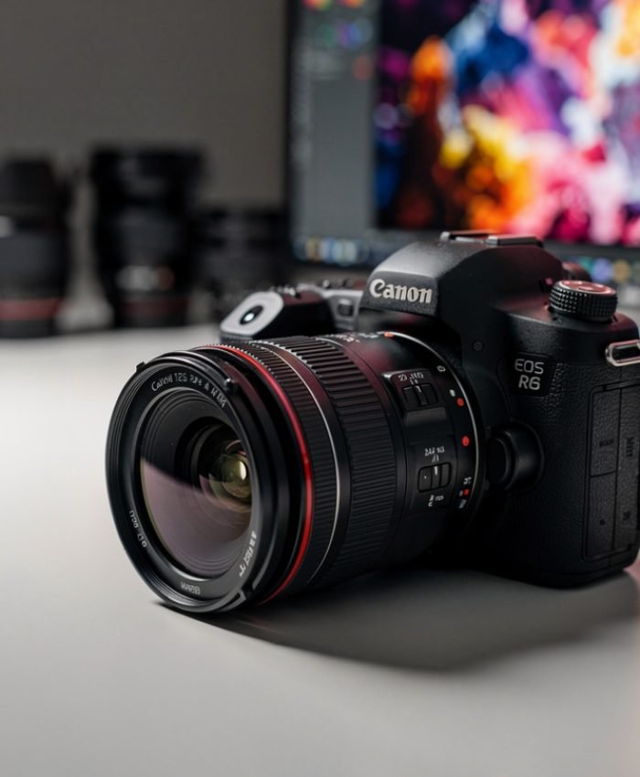 Canon EOS R6 V mirrorless camera professional review setup