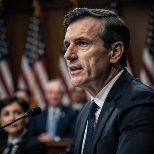 Kevin Warsh during Senate confirmation hearing in 2026