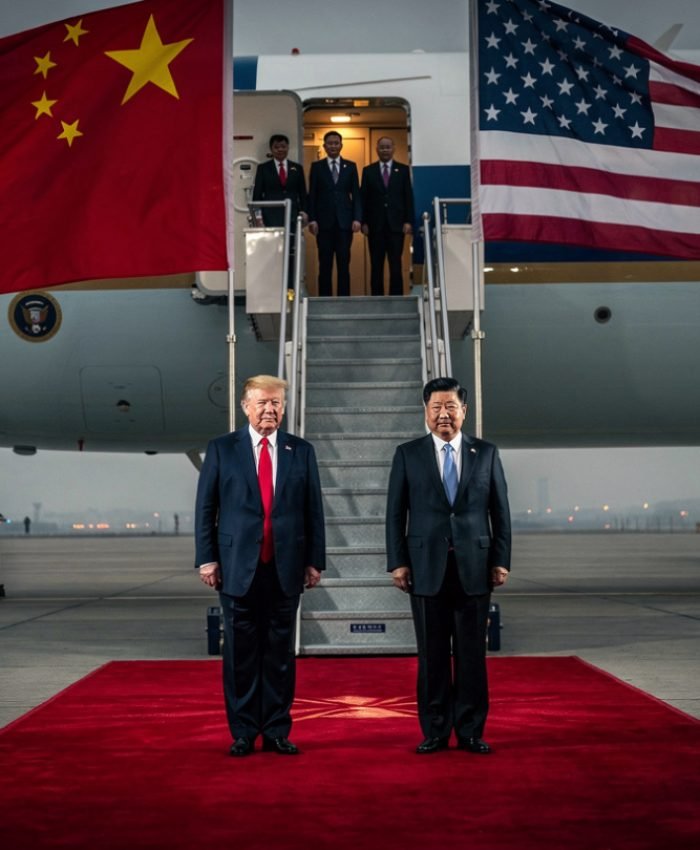 Trump arriving in China for high-stakes summit with Xi Jinping