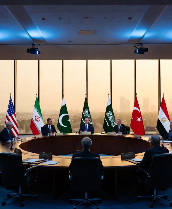 US-Iran ceasefire talks 2026 diplomatic summit in Islamabad negotiating table