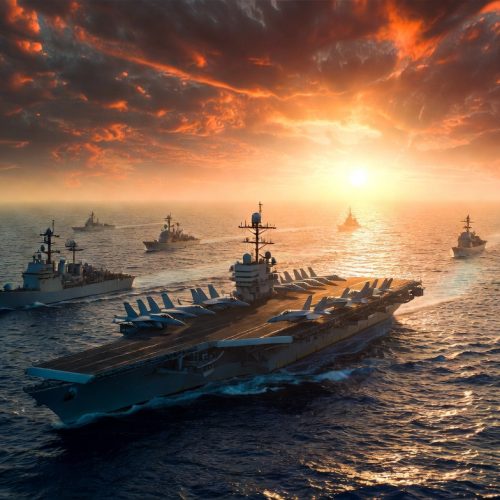 US Navy aircraft carrier strike group deployed to the Persian Gulf during the March 2026 Middle East military buildup