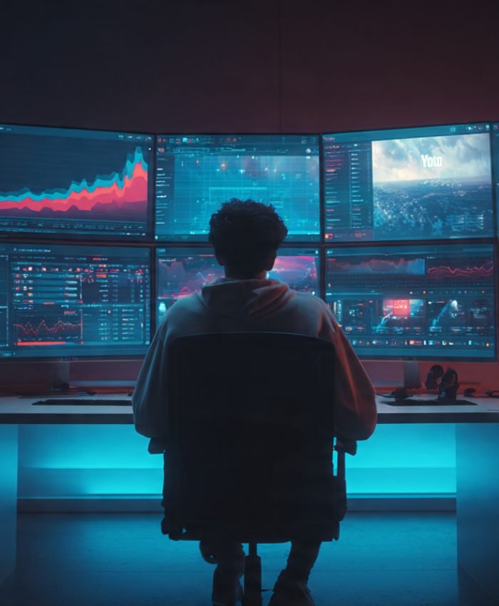 Content creator analyzing social media reach decline on analytics dashboard in 2026