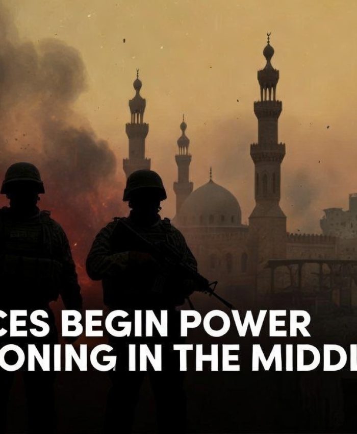 U.S. military repositioning in the Middle East 2026 map