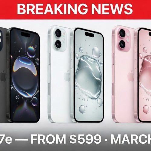 Apple iPhone 17e debut 2026 in Black, White and Soft Pink — A19 chip, MagSafe, 48MP camera starting at $599