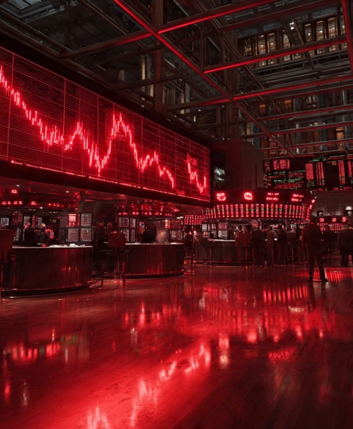 Global stock market selloff April 2026 — traders on NYSE floor as S&P 500 and global equities decline sharply
