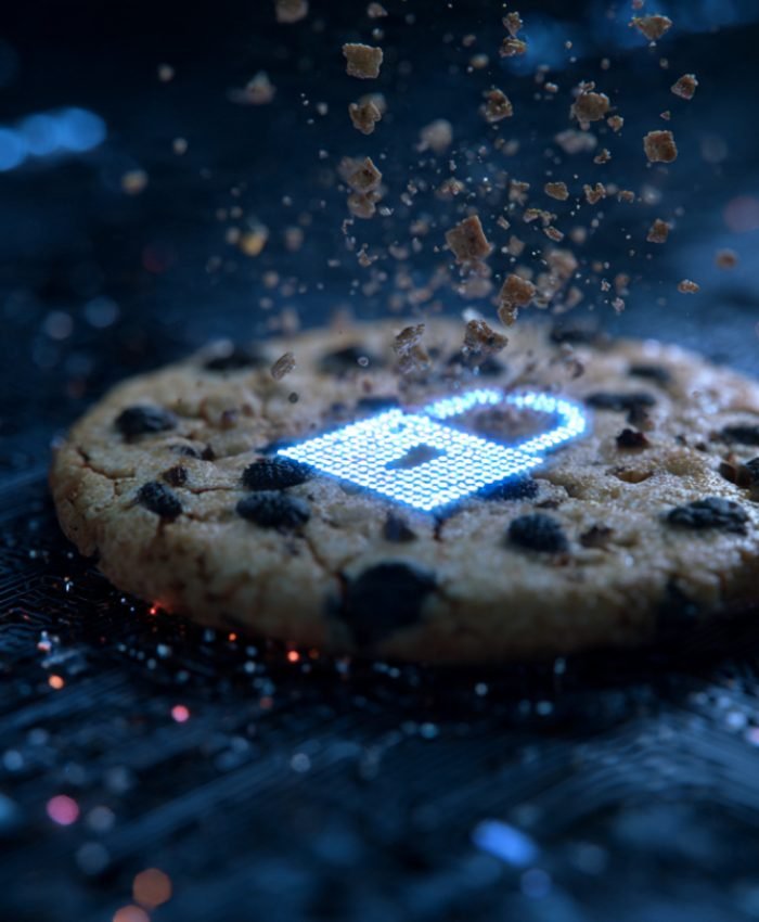 Digital illustration of third-party cookie phase-out affecting Chrome browser privacy in 2026