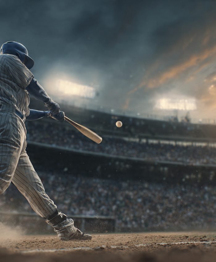MLB home run surge 2026 — batter hitting a powerful home run in a packed Major League Baseball stadium