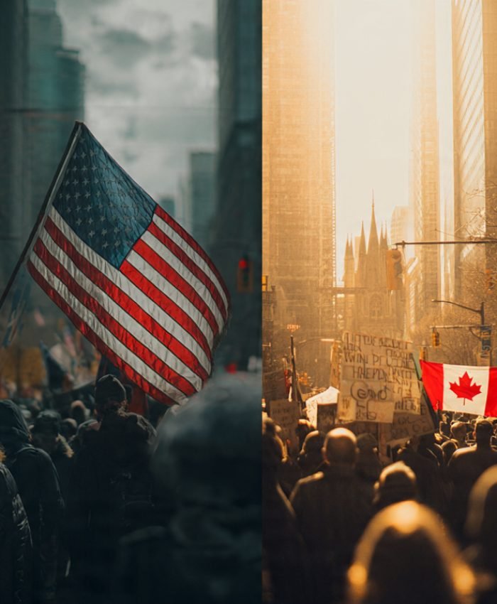US vs Canada public opinion Iran war