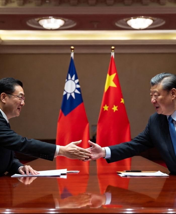 KMT delegation meets with Chinese officials in Beijing during the 2026 cross-strait peace talks